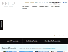 Tablet Screenshot of bellarealtygroup.net
